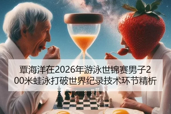 覃海洋在2026年游泳世锦赛男子200米蛙泳打破世界纪录技术环节精析